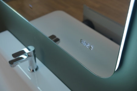 Зеркало Ego 100 с подсветкой и часами