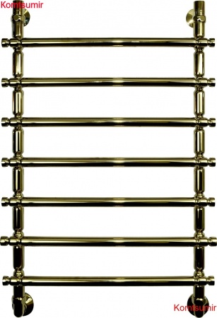 Полотенцесушитель водяной Двин Bubble 3 80/50 1"-3/4"-1/2" золотой хром