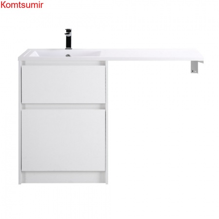 База под раковину напольная BelBagno KRAFT-LVD-580/1200-2C-PIA-BO Bianco Opaco