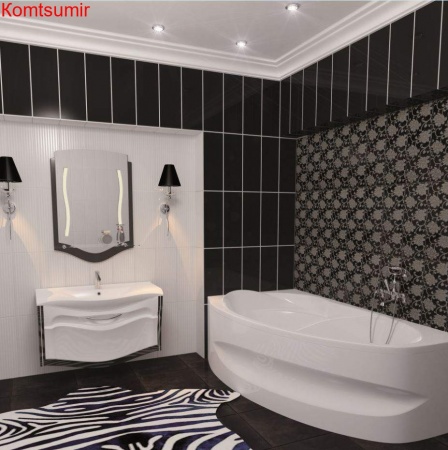 Акриловая ванна 1Marka Julianna 170x100 R