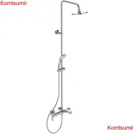 Душевая система Ideal Standard IDEALRAIN CERAFINE O смеситель керамический картридж, хром (BC749AA)