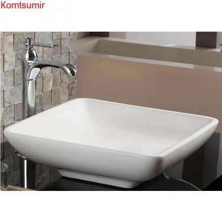 Раковина Azario 40х40х12 накладная, белая (AZ-4322)