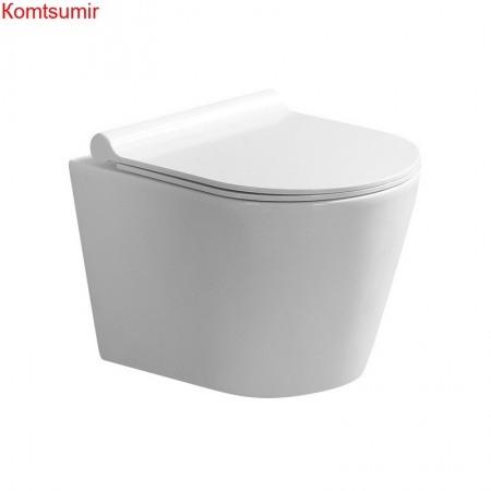 Унитаз подвесной Azario Nova 48*36*36 безободковый с ультратонким сиденьем мироклифт (AZ2217) Унитаз подвесной Azario Nova 48*36*36 безободковый с ультратонким сиденьем мироклифт (AZ2217)