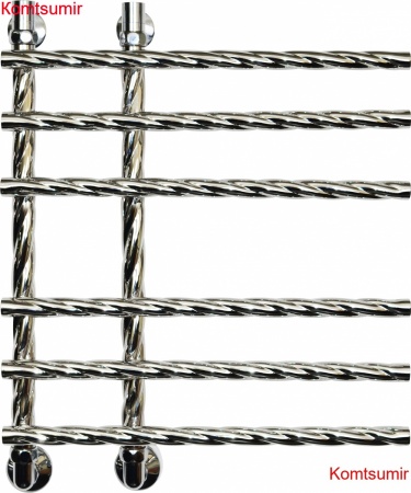 Полотенцесушитель водяной Двин L braid 60/15/55 1"-3/4"-1/2"