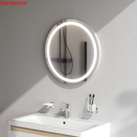 M85AMOX0601WG Универсальное зеркало с контурной LED-подсветкой, ИК- сенсором, круглое, 60 см