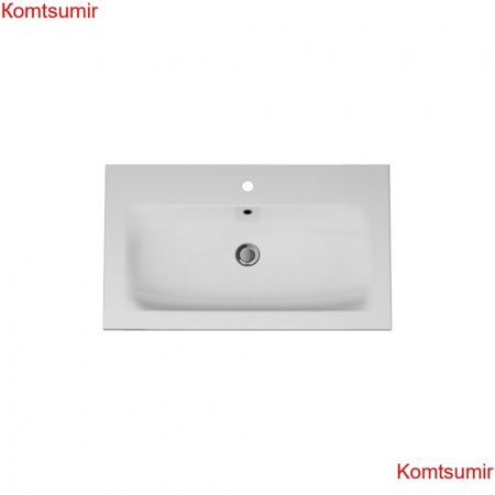 M70AWCC0802WG Spirit V2.0, Раковина мебельная, керамическая, 80 см, встроенная, цвет: белый, глянец