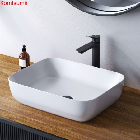 M8FWCC10510WG Func Раковина накладная, прямоугольник, 51 см, цвет белый глянец