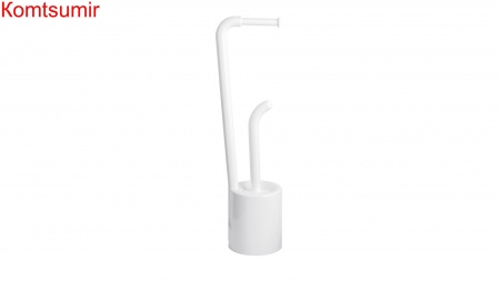 Стойка напольная б/д + ерш Fixsen Wendy FX-7032-02 белая