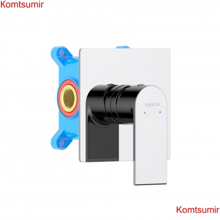 Смеситель для душа (внешняя и скрытая часть) AQUATEK AQ1466CR ЛИРА