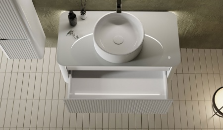 Тумба Lumino 100 подвесная Белая