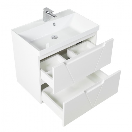 База под раковину подвесная BelBagno VITTORIA-800-2C-SO-BL Bianco Lucido