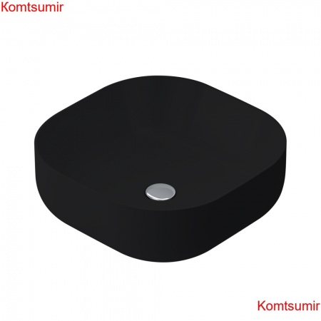 M8FWCC30430BM Func Раковина накладная, квадрат, 43 см, цвет черный матовый