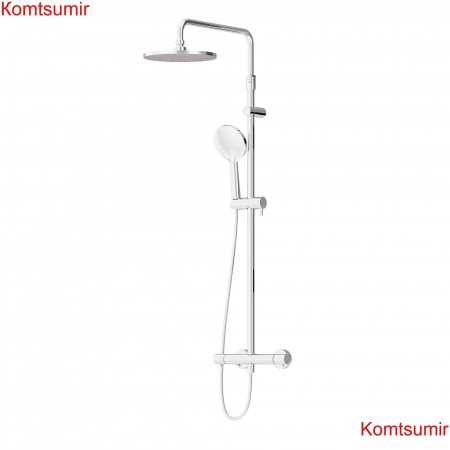 Damixa DX218091000 Option, душевая система с ТМС для душа: верхний душ 230мм, ручной душ 120мм, 1 режим, шт Damixa DX218091000 Option, душевая система с ТМС для душа: верхний душ 230мм, ручной душ 120мм, 1 режим, шт