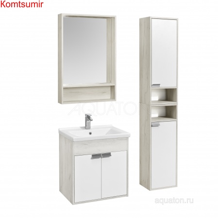 Зеркало-шкаф AQUATON Флай 60 дуб крафт (1A237602FA860) Зеркало-шкаф AQUATON Флай 60 дуб крафт (1A237602FA860)