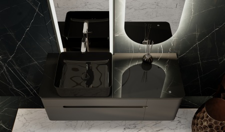 Тумба Shine 120 подвесная антрацит