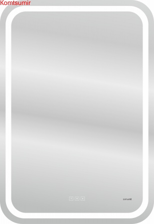 Зеркало: LED 050 pro 55*80, с подсветкой, антизапотевание,смена цвета холод.тепло, часы, Сорт1