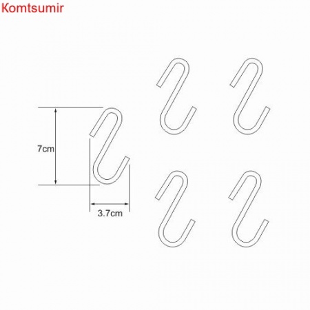 WasserKRAFT K-415 Комплект из 5 крючков