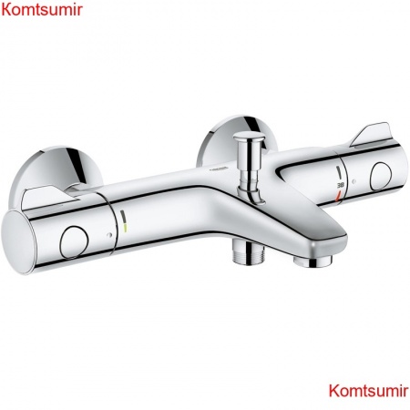 Смеситель для ванны с регулируемым аэратором Grohe Grohtherm 800 с термостатом Хром (34576000)