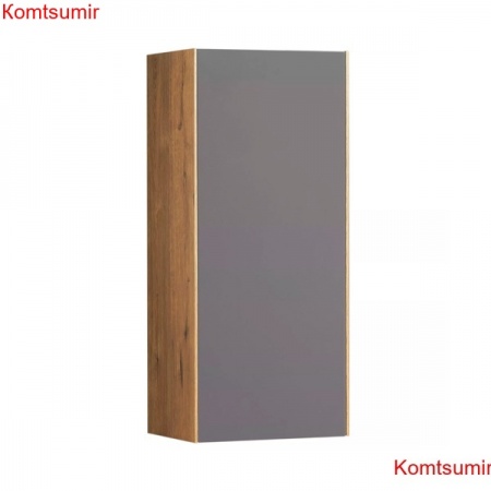 Шкаф AQUATON Сохо подвесной, Дуб Веллингтон/Графит софт (1A258403AJA00)