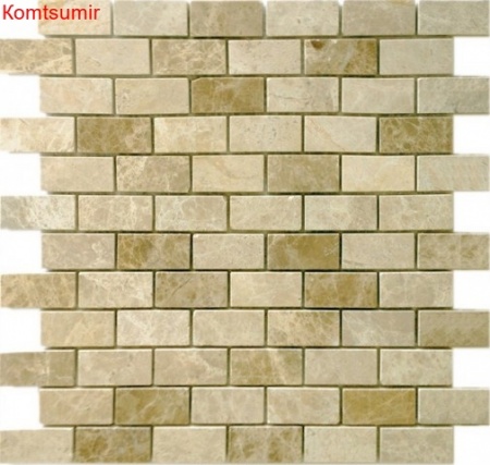 Мозаика Caramelle Mosaic Emperador Light POL 23x48x4 Мозаика Caramelle Mosaic Emperador Light POL 23x48x4