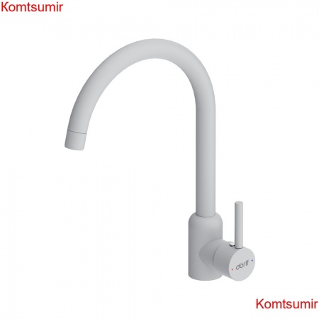 Dorff D3007033 Logic кухонный смеситель поворотный, белый