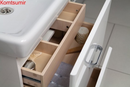 Тумба под раковину AQUATON Америна 60 Н, белая (1A169201AM010)