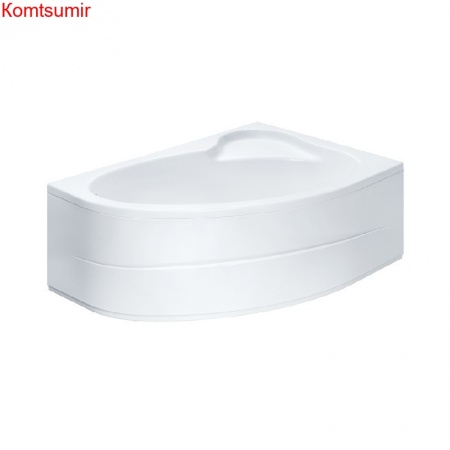 Ванна акриловая асимметричная Santek Эдера 170х100, правосторонняя, белая