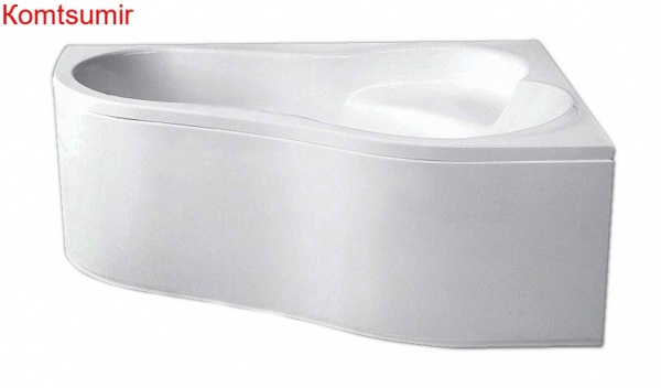 Ванна акриловая Santek Ибица асимметричная 160х100 правосторонняя белая Ванна акриловая Santek Ибица асимметричная 160х100 правосторонняя белая