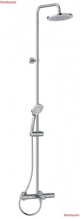 Душевая система Ideal Standard Ceratherm T25 термостатический картридж, хром (A7590AA)