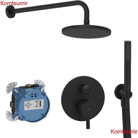 Душевая система Ideal Standard Ceraline черный матовый (BD193XG)