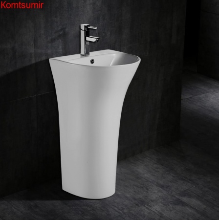 Раковина напольная Azario FRETTA ROUND 42х48х83.5 Белый (AZ-307)