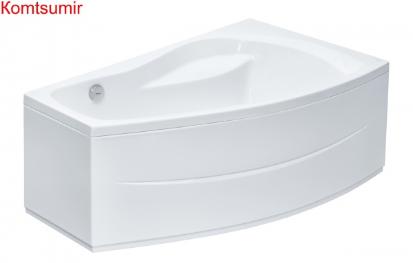 Ванна акриловая Santek МАЙОРКА XL асимметричная 160х95 правосторонняя белая