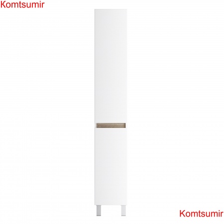 M85ACSR0306WG X-Joy, шкаф-колонна, напольный, правый, 30 см, двери, цвет: белый, глянец