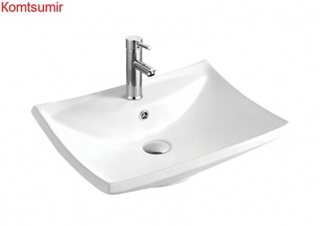 Раковина накладная для установки на столешницу AQUATEK AQ5518-00, 600*460*170 мм