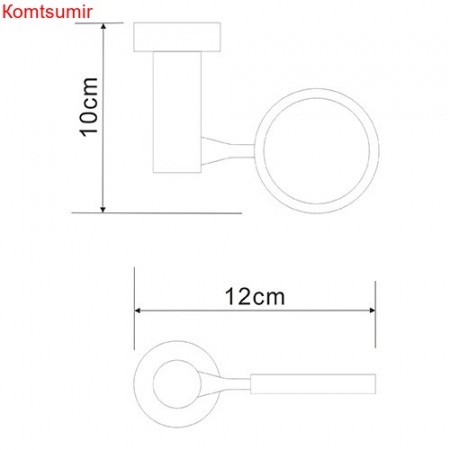WasserKRAFT Donau C178 Держатель одинарный