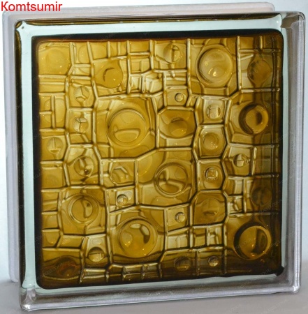 Стеклоблоки Vitrablok окрашенные внутри (Чехия)