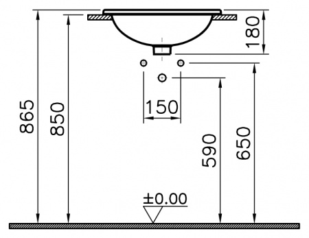 Рукомойник VitrA 5467B003