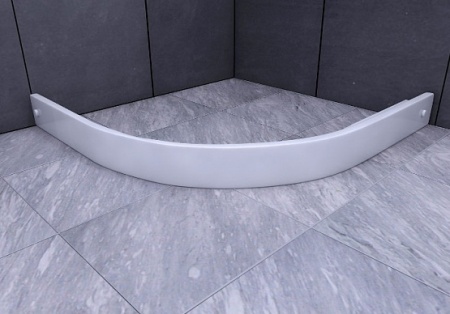 Душевой поддон акриловый Aquatek DPA-0000004 90*90*15 см, 1/4 круга R50, с ножкамии и с фронтальным экраном, без сифона