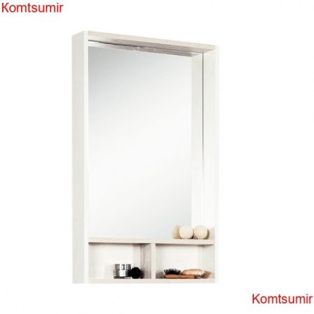 Зеркало-шкаф AQUATON Йорк 55 белый ясень (1A173202YOAV0) Зеркало-шкаф AQUATON Йорк 55 белый ясень (1A173202YOAV0)