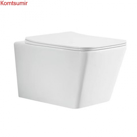 Унитаз подвесной Azario Boca 52х36х37 безободковый с сиденьем микролифт (AZ-2002) Унитаз подвесной Azario Boca 52х36х37 безободковый с сиденьем микролифт (AZ-2002)